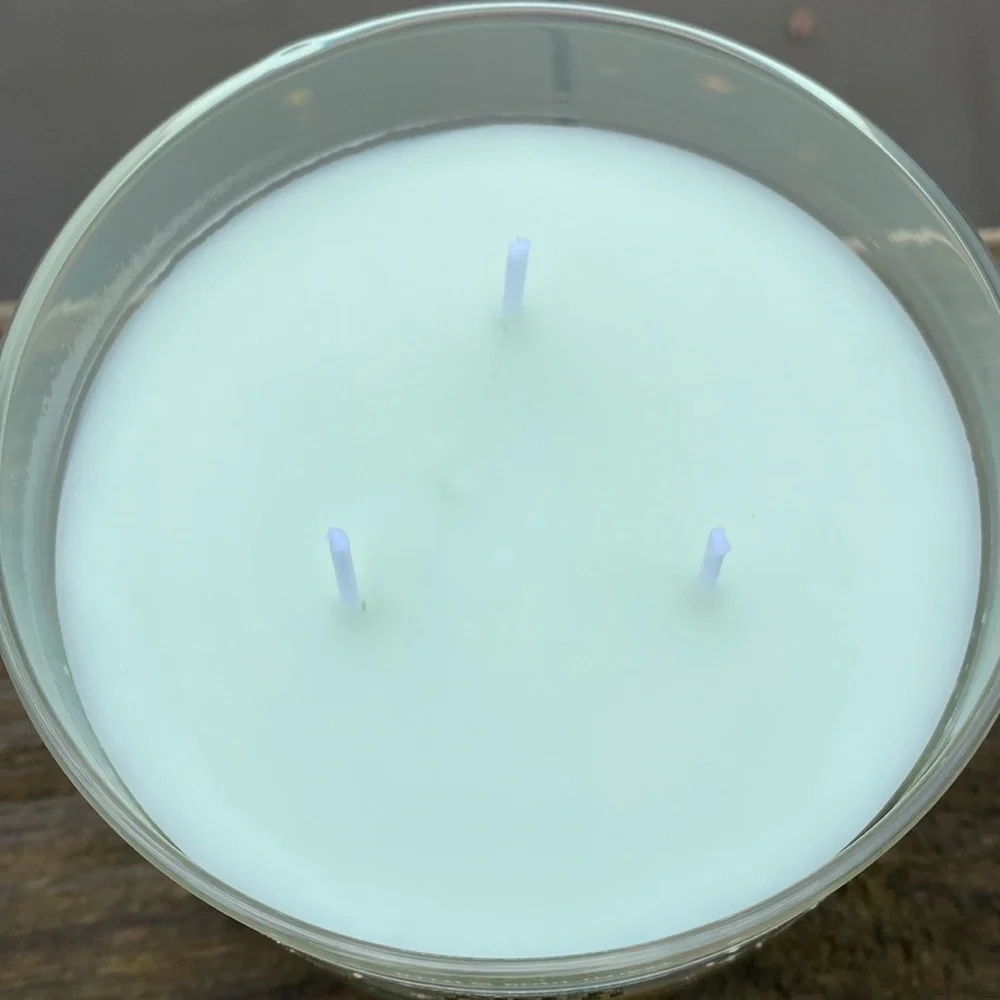 Bath & Body Works Tree Farm 3 Wick Candle With Decorative Lid